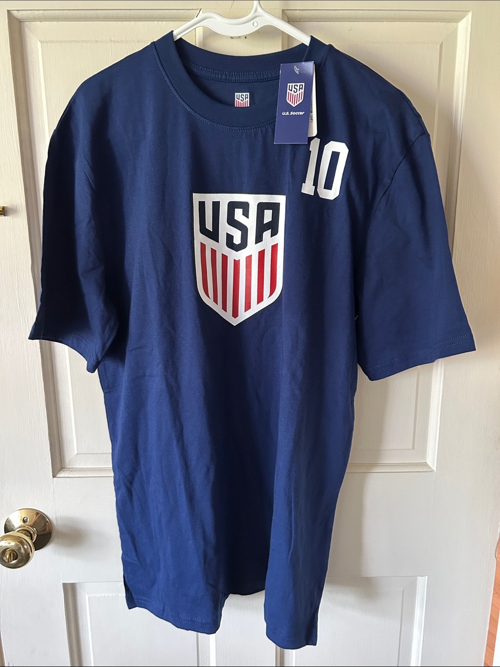 New Men’s U.S. Soccer Navy Blue T-shirt Size Medium